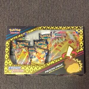 Pokemon Crown Zenith Pikachu VMAX Collection Box